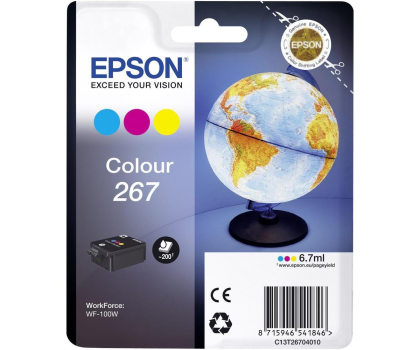 Tusz EPSON 267 kolor 200str. C13T26704010